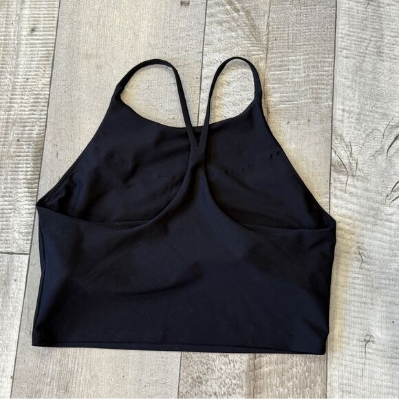 Old Navy Active Powersoft Black Longline Sports Bra - Picture 4 of 5